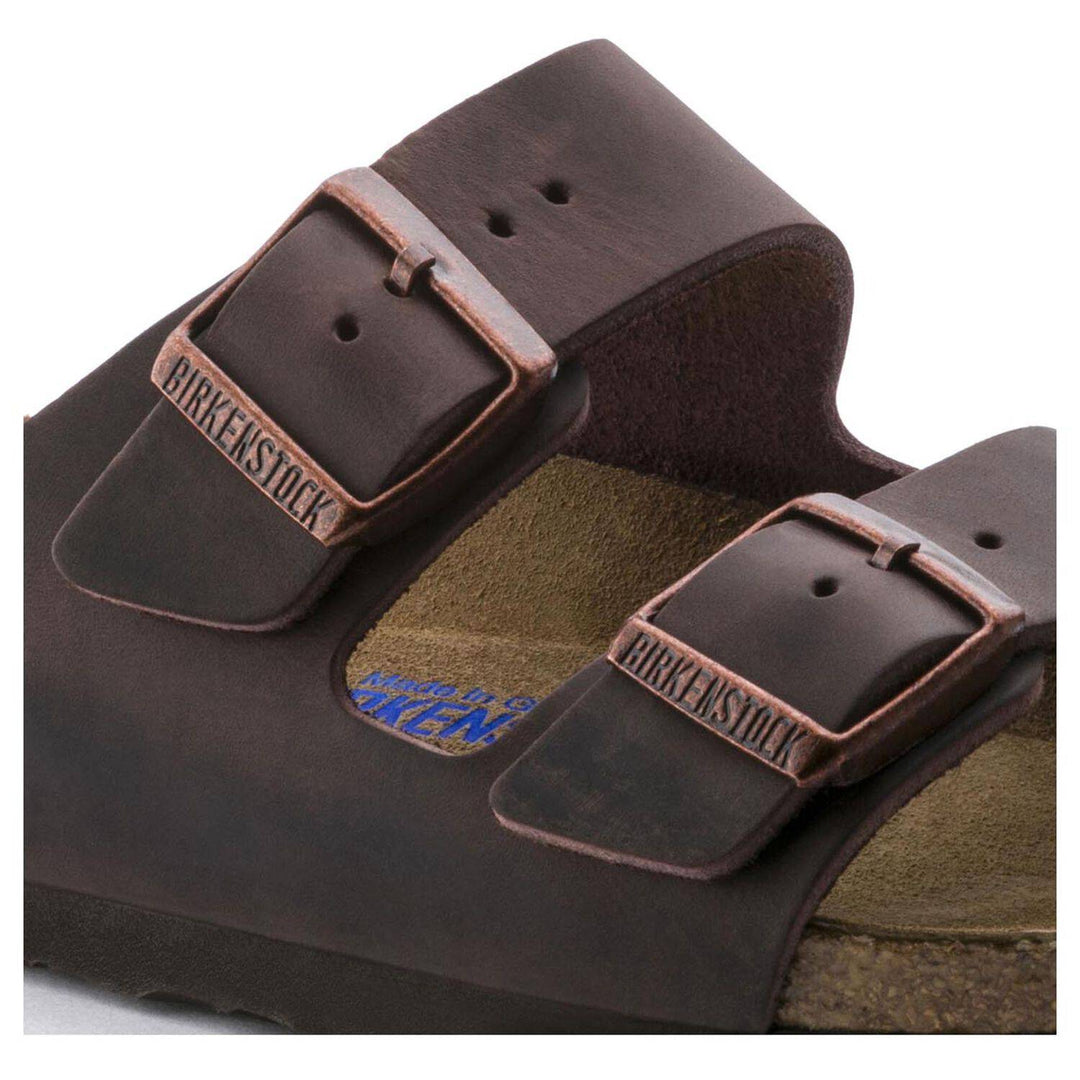 Arizona Habana Oiled Leather Soft Footbed Sandal - Orleans Shoe Co.