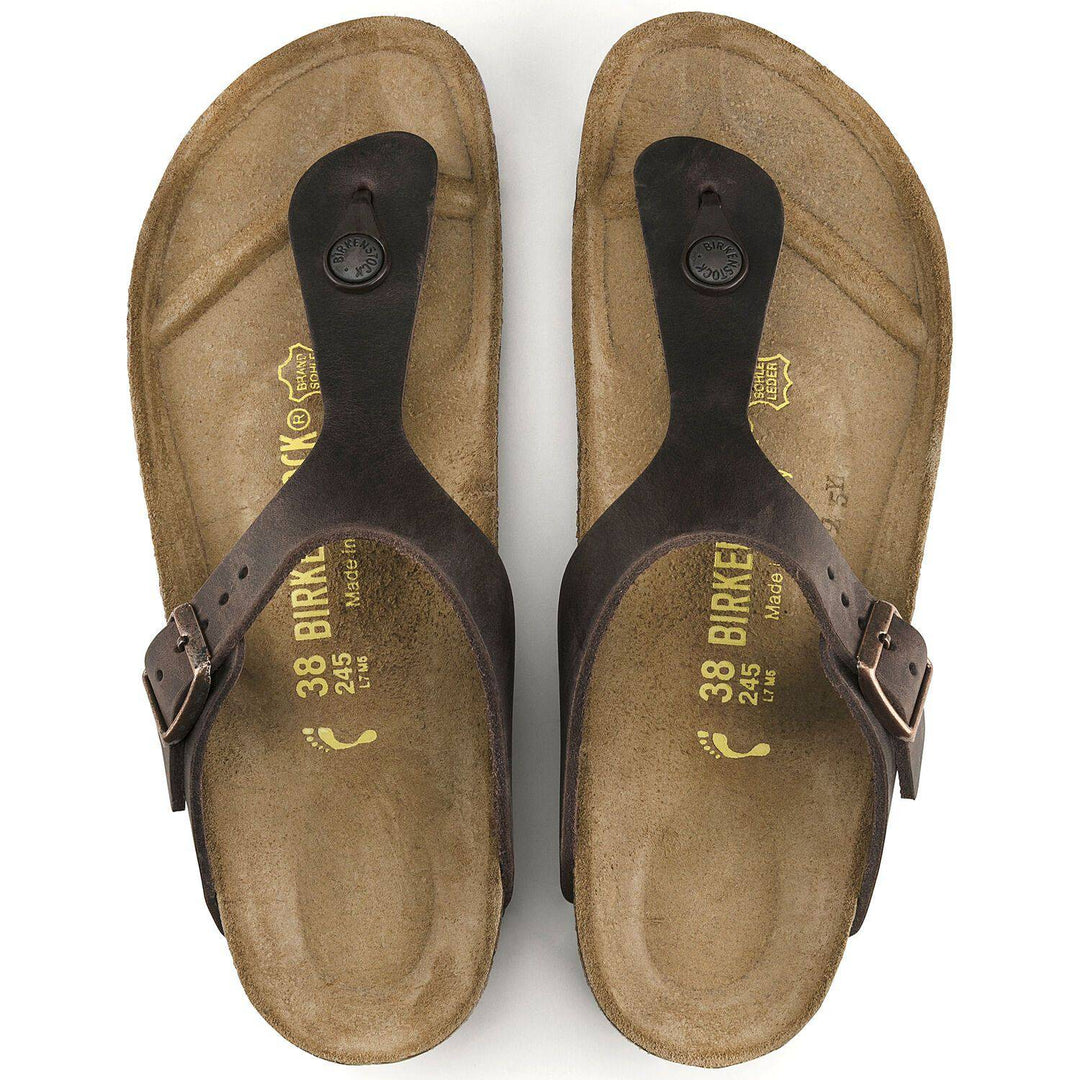 Gizeh Habana Leather Sandal - Orleans Shoe Co.