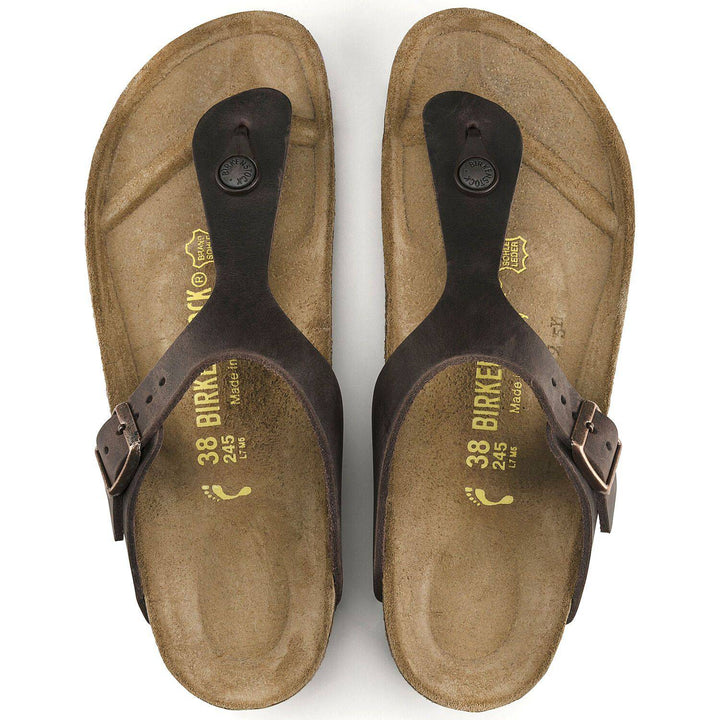 Gizeh Habana Leather Sandal - Orleans Shoe Co.