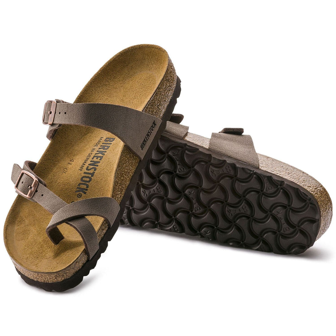 Mayari Mocha Birkibuc Sandal - Orleans Shoe Co.
