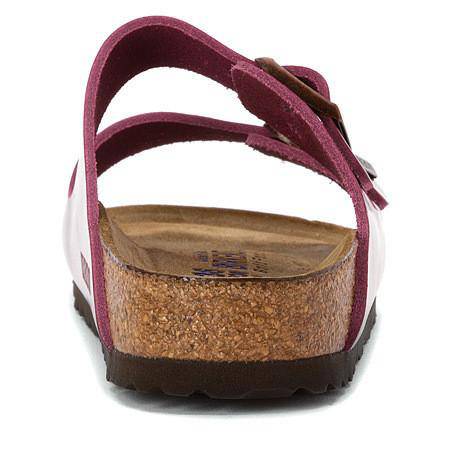 Arizona Metallic Dark Tourmaline Leather Soft Footbed Sandal - Orleans Shoe Co.