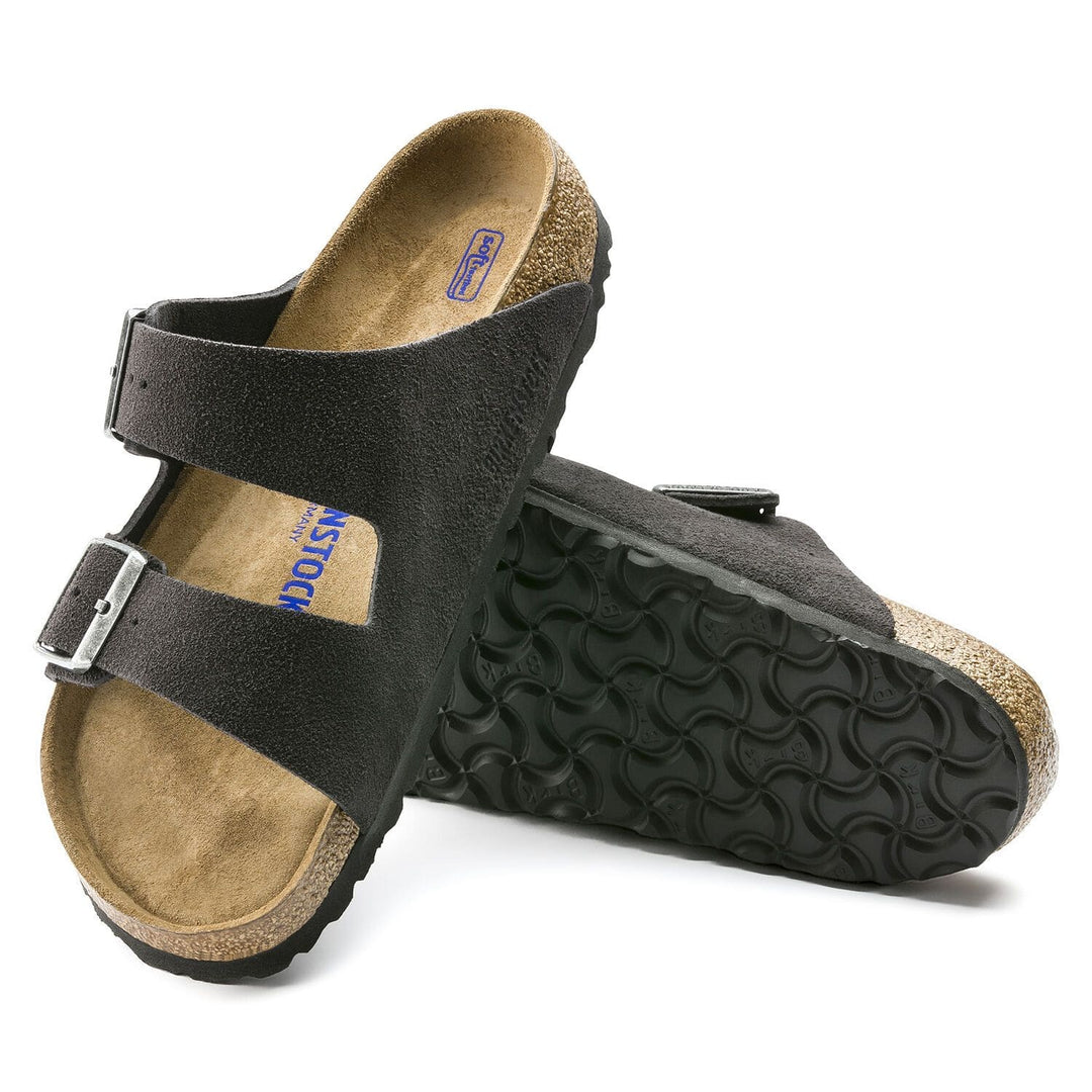 Arizona Velvet Grey soft footbed - Orleans Shoe Co.