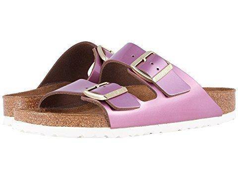 Women's Arizona Spectacular Pink Leather Soft Footbed Sandal - Orleans Shoe Co.