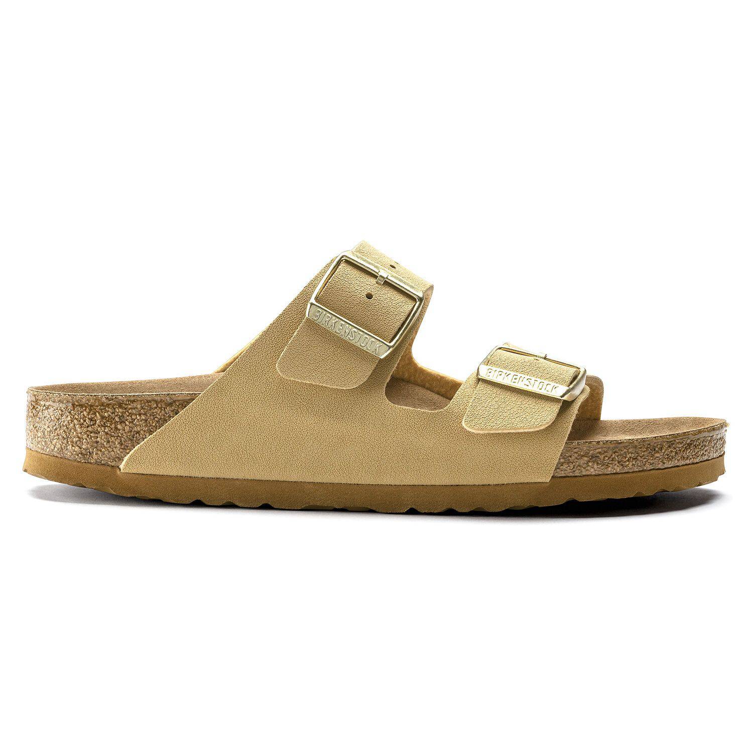 Birkenstock Women's Arizona Latte Cream Vegan – Orleans Shoe Co.