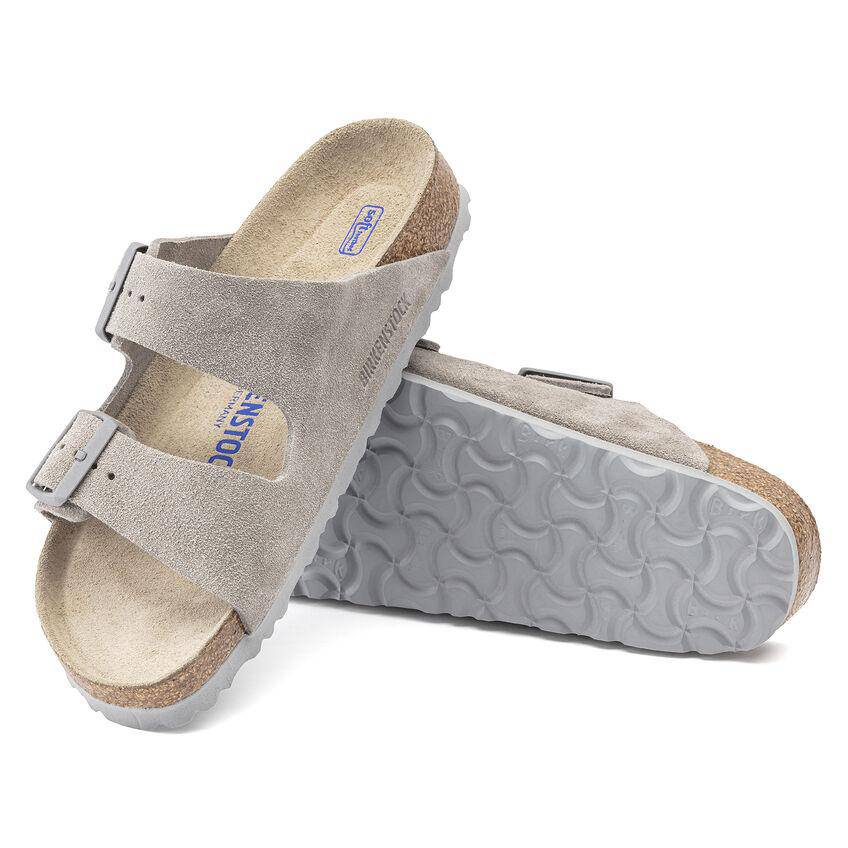 Arizona Stone Coin Soft Footbed Suede - Orleans Shoe Co.