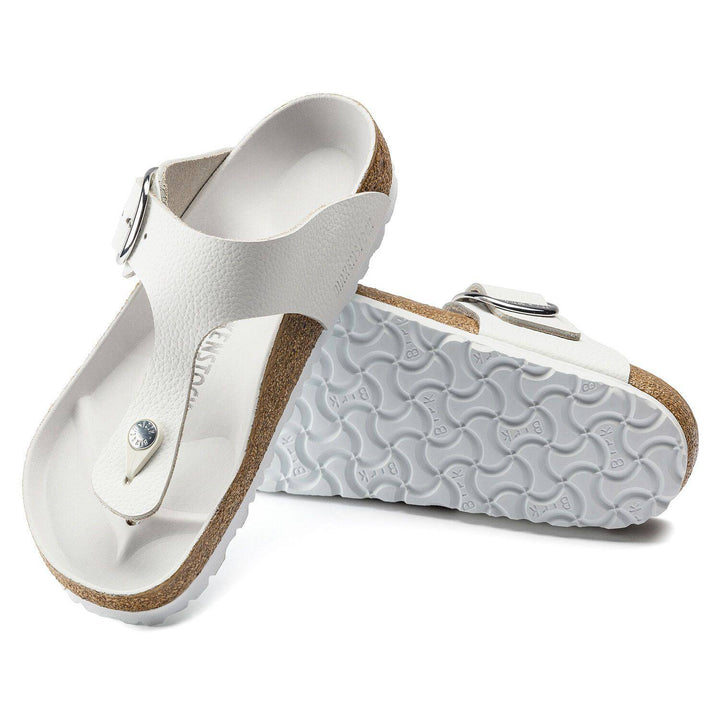 Gizeh Big Buckle White - Orleans Shoe Co.