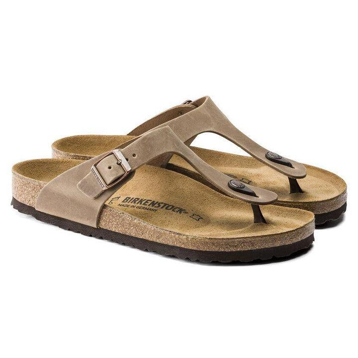 Gizeh Tobacco Leather Sandal - Orleans Shoe Co.