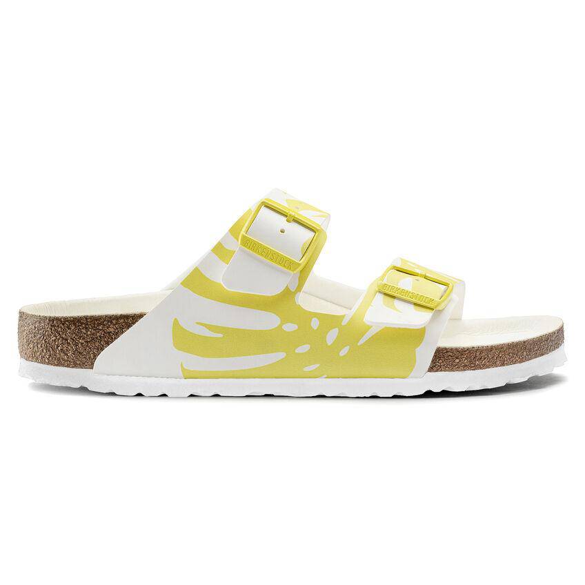 birkenstock monstera Birkenstock Women's Arizona Birko-Flor Sandal, 37 / Monstera Lime Sour