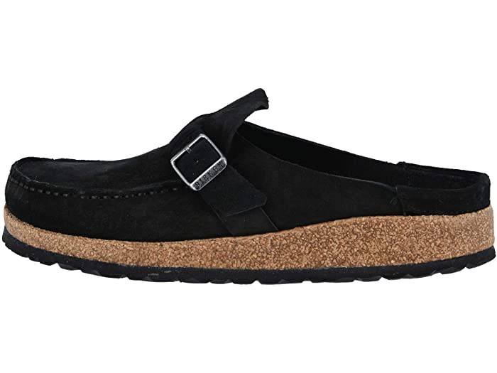 Birkenstock Women's Buckley Black Suede Leather Clogs – Orleans