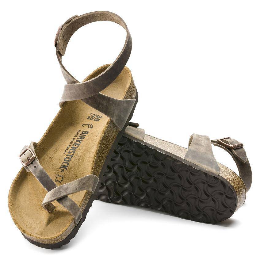 Women's Yara Tobacco Ankle Strap Sandal - Orleans Shoe Co.