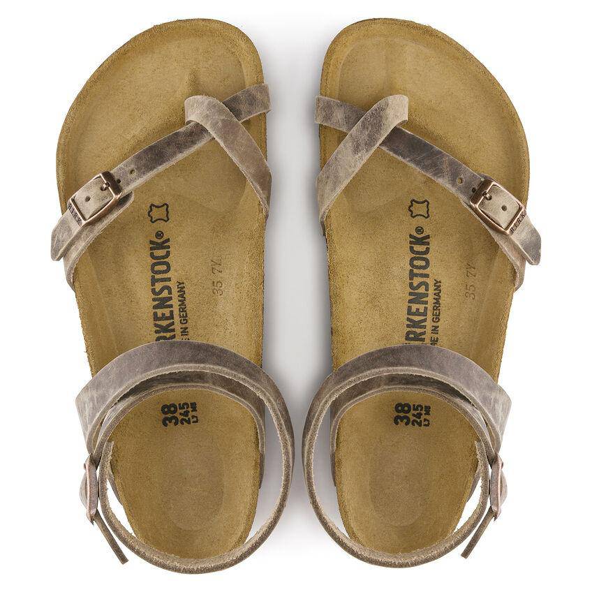 birkenstock yara tobacco Leather Sandals Birkenstock Arizona Birkenstock Yara Leather Sandal Birkenstock Birkenstock Women Yara Oiled Leather