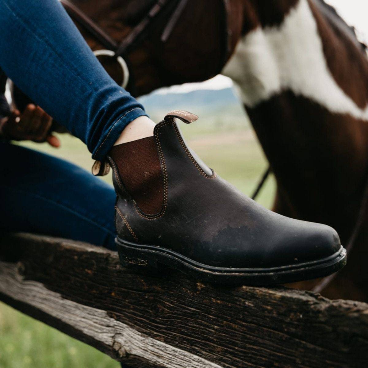 Blundstone Unisex 062 Chisel Toe Stout Brown Boot Orleans Shoe Co