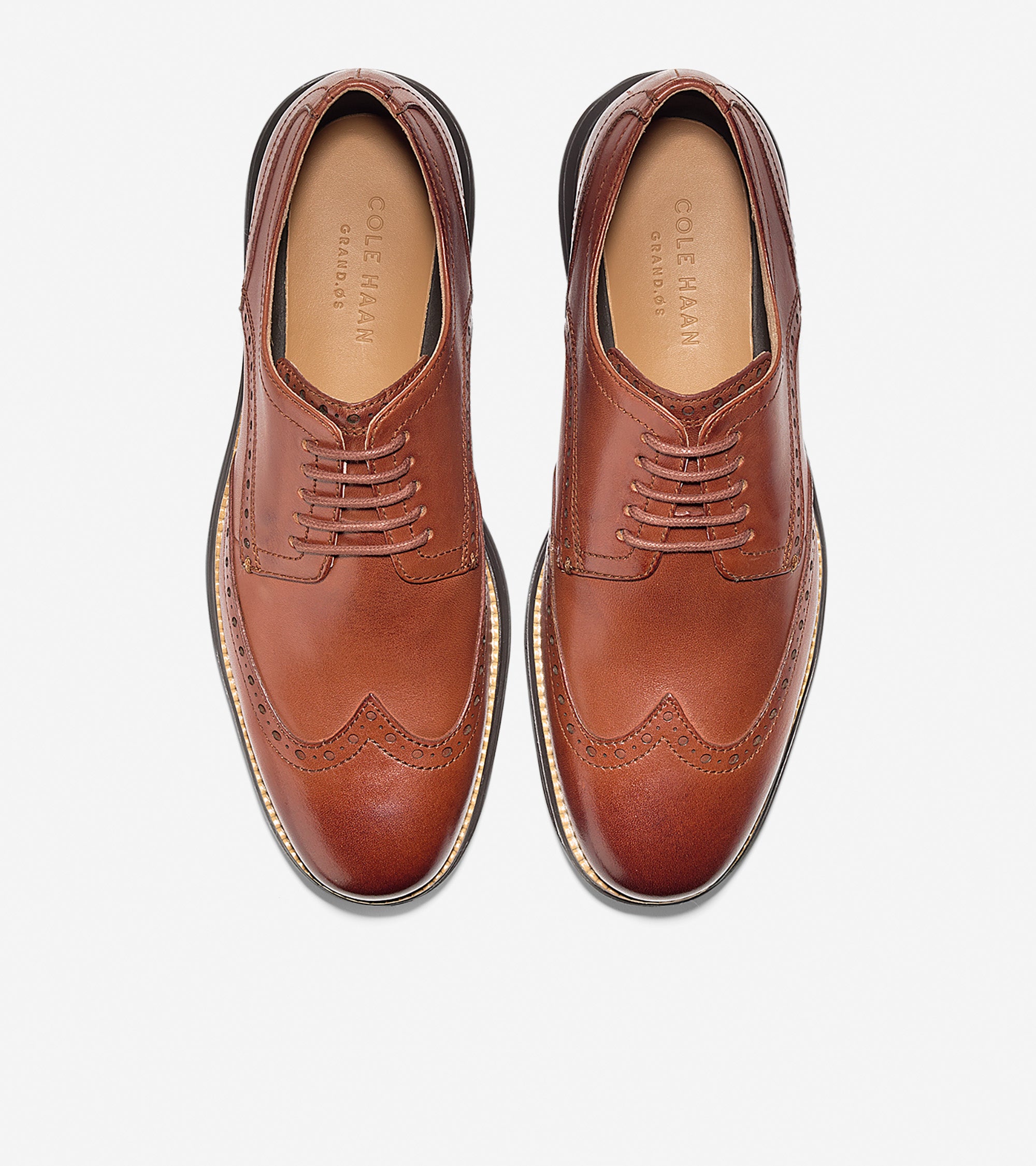 Cole Haan Men's Original Grand Wingtip Oxford Woodbury Java