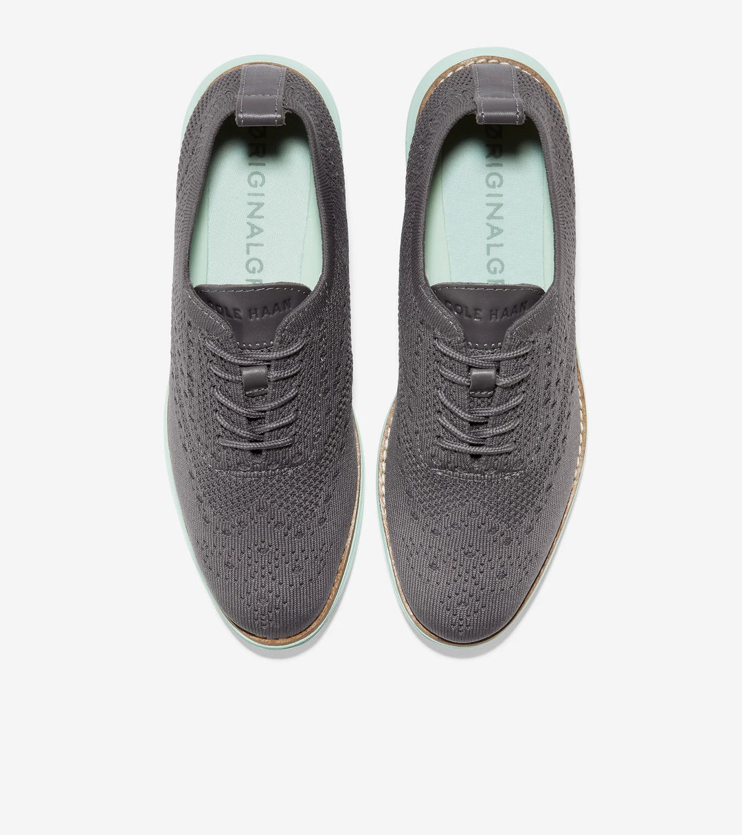 Women's Cole Haan OG Grand Stitchlite Wing Oxford Dark Pavement - Orleans Shoe Co.