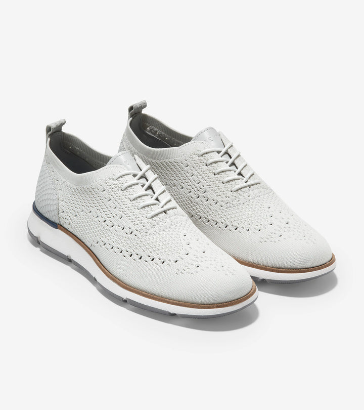 Women's Cole Haan Zerogrand Stitchlite Oxford Oyster - Orleans Shoe Co.