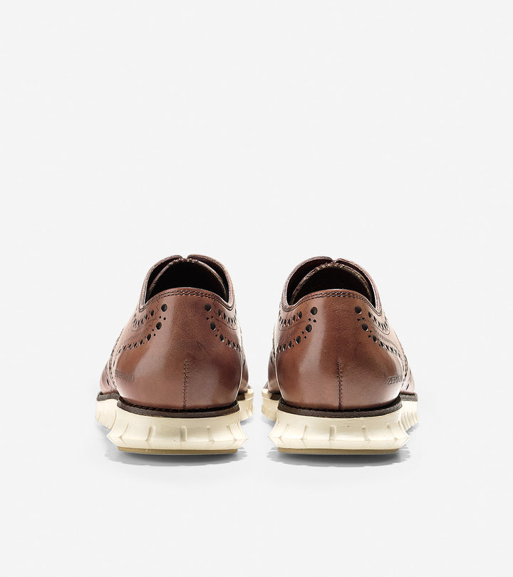 Men's Zerogrand Wingtip Oxford British Tan - Orleans Shoe Co.