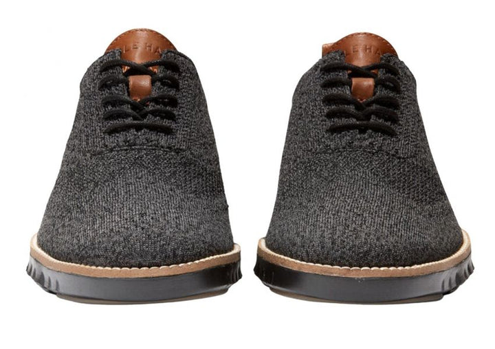 Men's Zerogrand Wingtip Oxford Black Stitchlite/Magnet - Orleans Shoe Co.