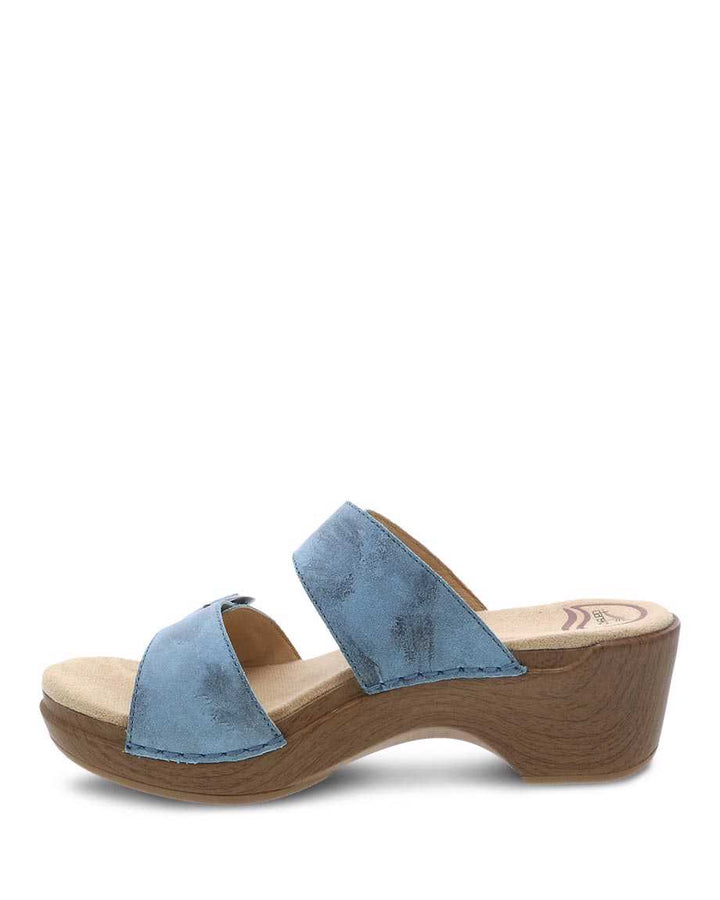 Women's Dansko Sophie Suede Dusty Blue - Orleans Shoe Co.