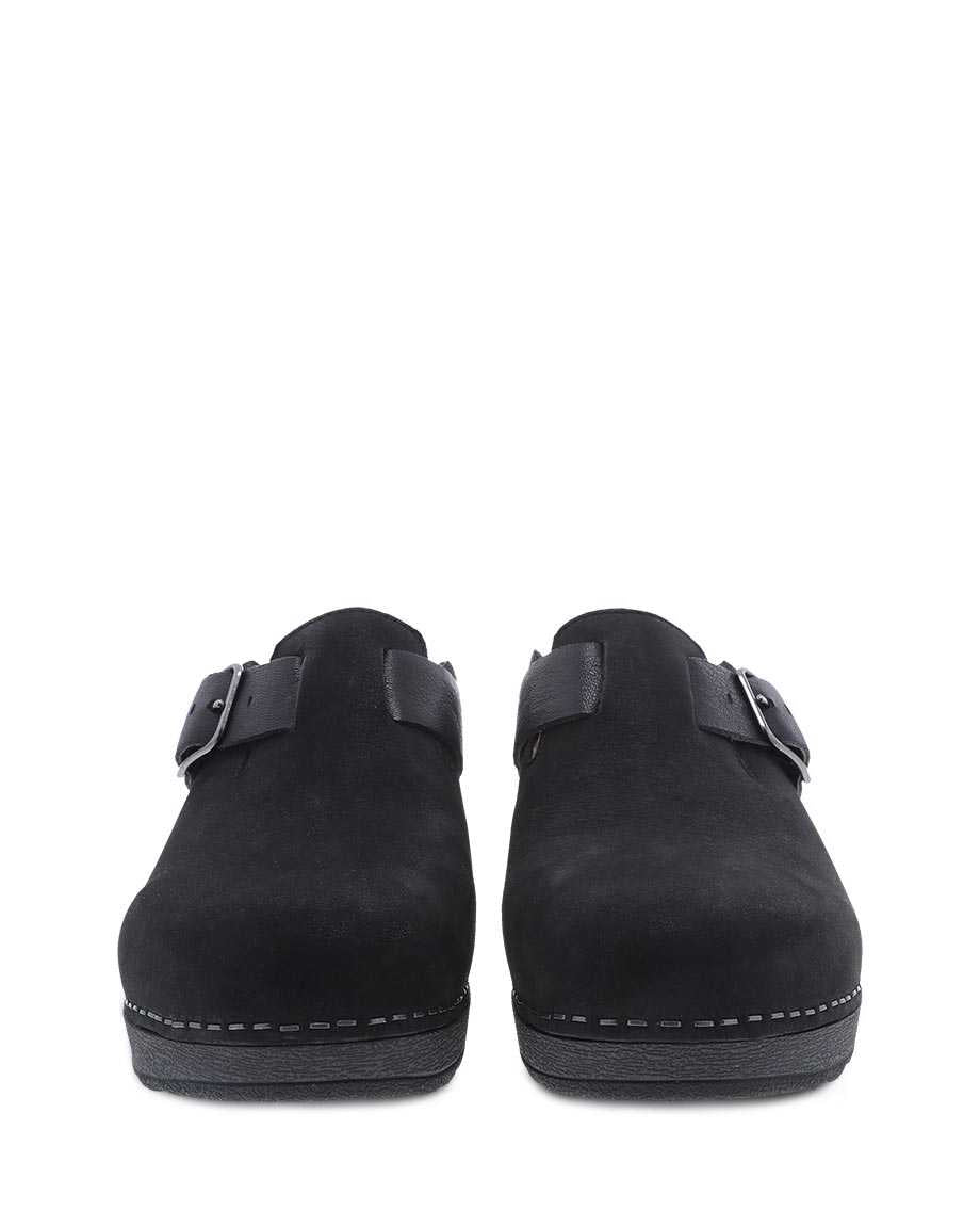 Women's Dansko Caia Milled Nubuck Black - Orleans Shoe Co.