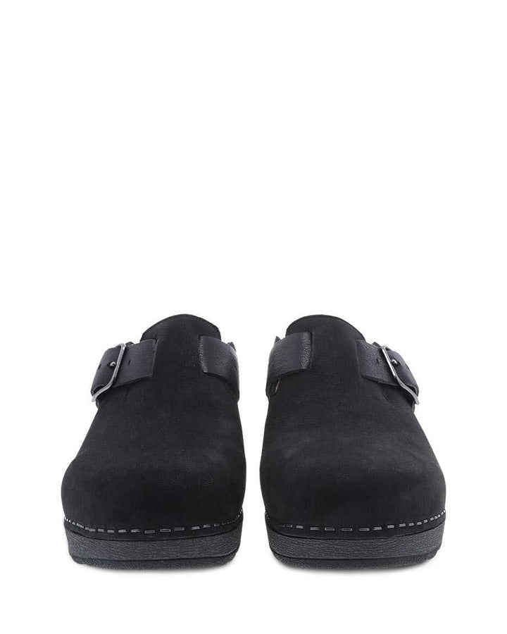 Women's Dansko Caia Milled Nubuck Black - Orleans Shoe Co.