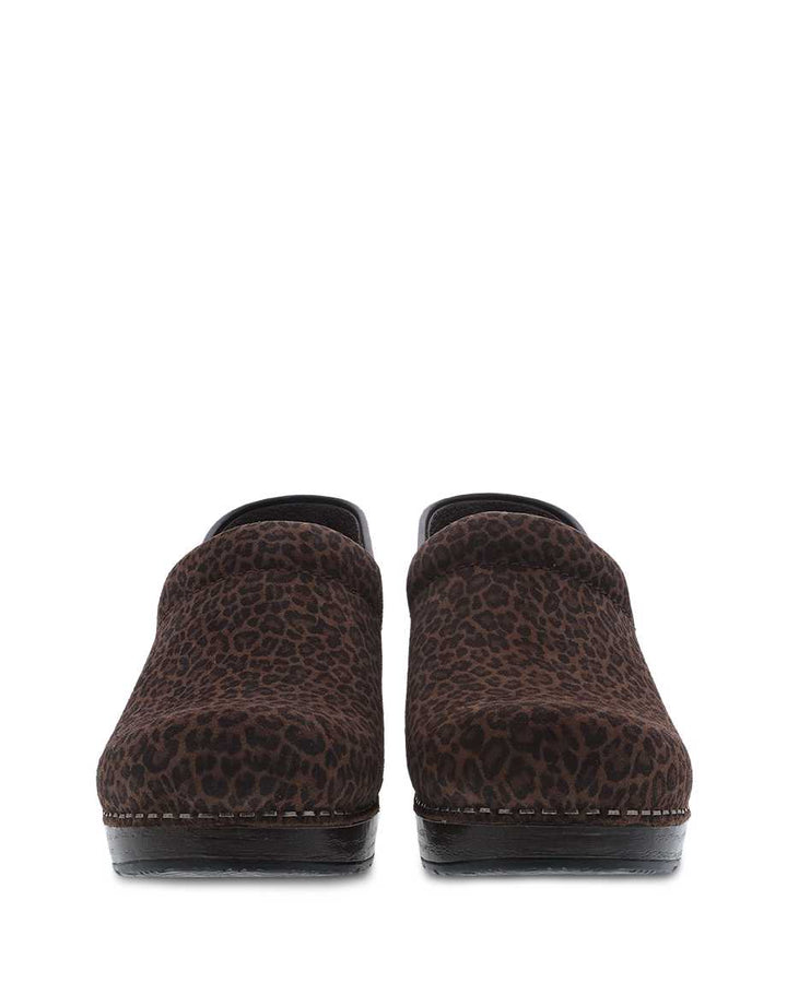 Women's Dansko Professional Suede Mini Leopard - Orleans Shoe Co.