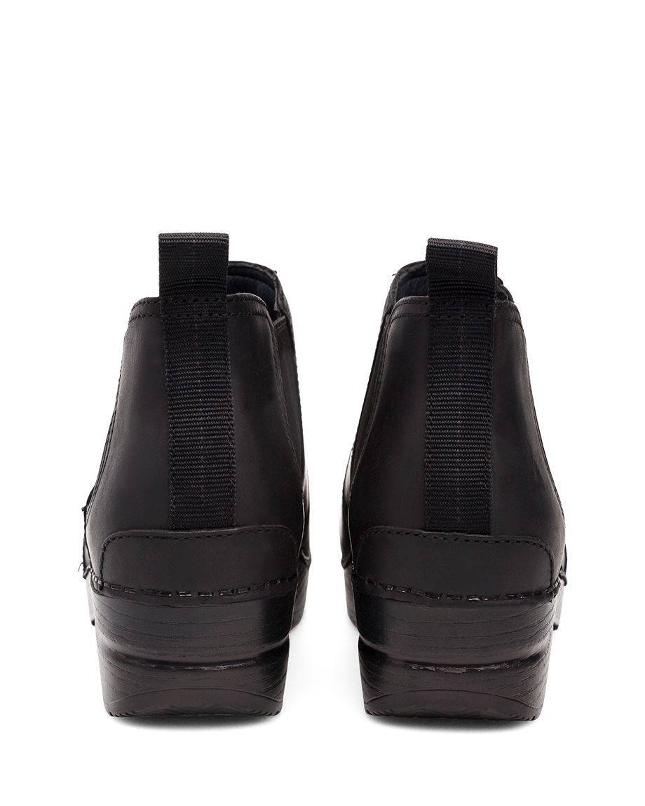 Women's Dansko Black Frankie Oiled - Orleans Shoe Co.