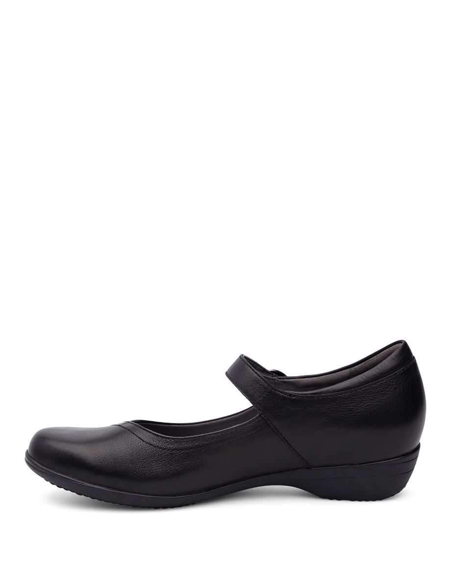 Women's Fawna Black Milled Nappa Mary Jane - Orleans Shoe Co.