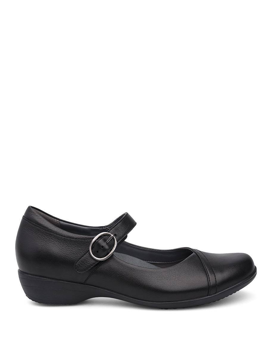 Women's Fawna Black Milled Nappa Mary Jane - Orleans Shoe Co.