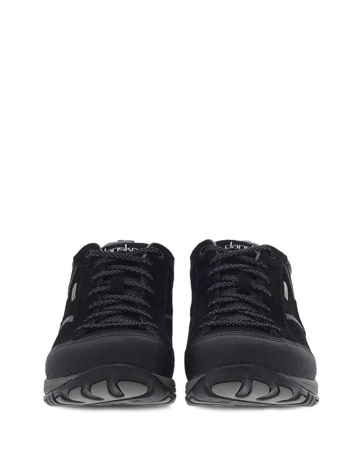 Women's Paisley Black Suede waterproof sneaker - Orleans Shoe Co.