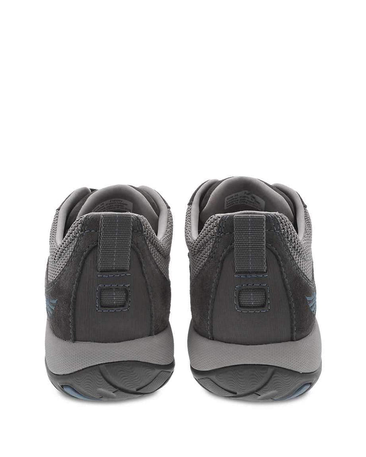Women’s Paisley Suede Grey / Blue Walking Shoes - Orleans Shoe Co.