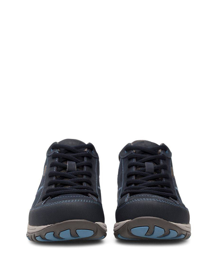 Women's Paisley Waterproof Navy Sneaker - Orleans Shoe Co.
