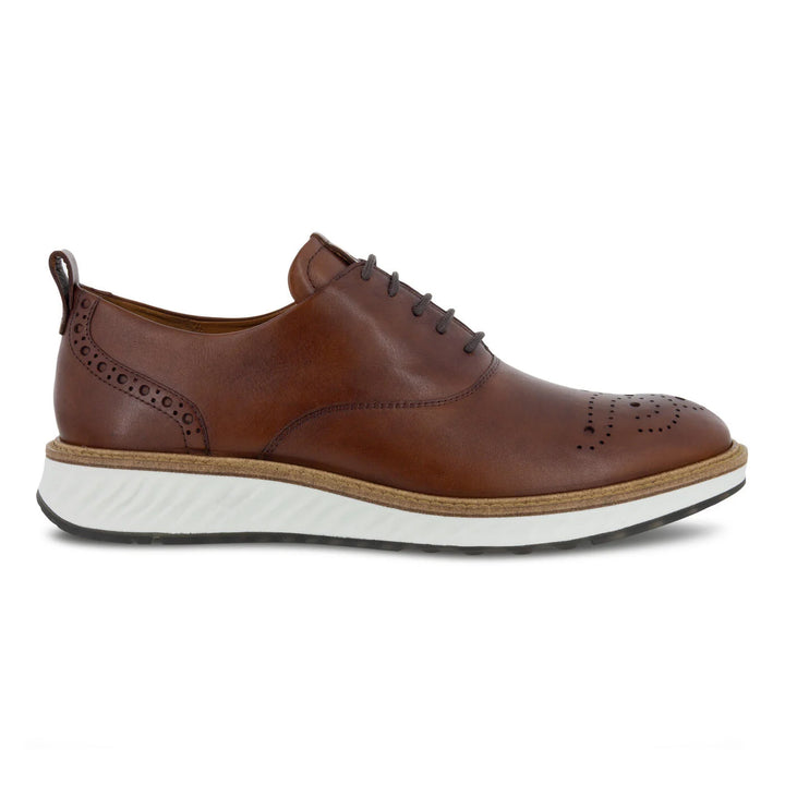 Ecco Men s St 1 Hybrid Oxford Wing Shoe Cognac 83684401053