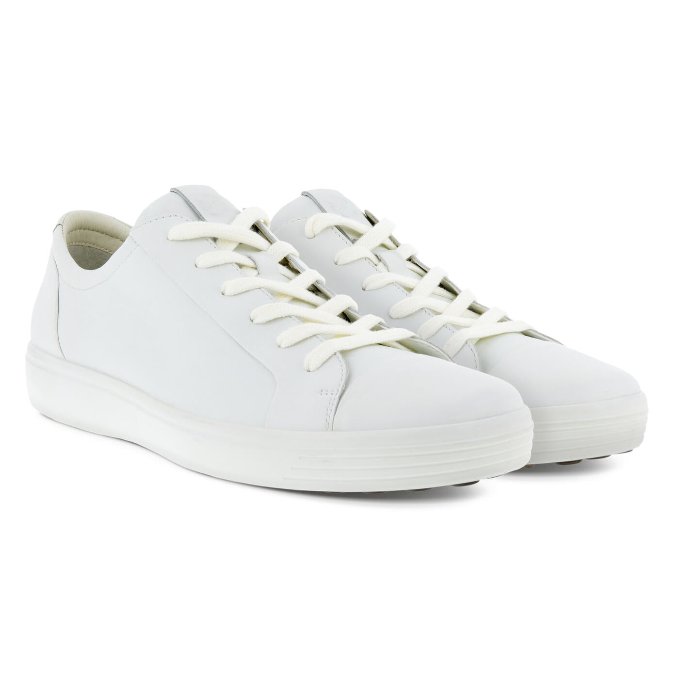 Ecco Men s Soft 7 City Sneaker White 47036401007 Orleans Shoe Co