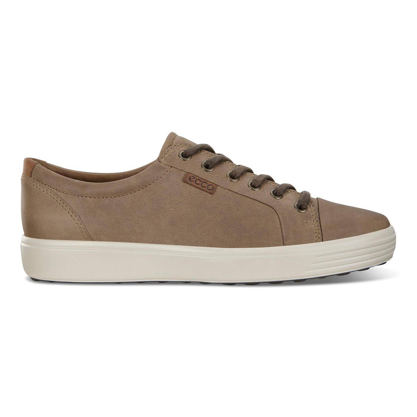 Ecco leather shop sneakers mens