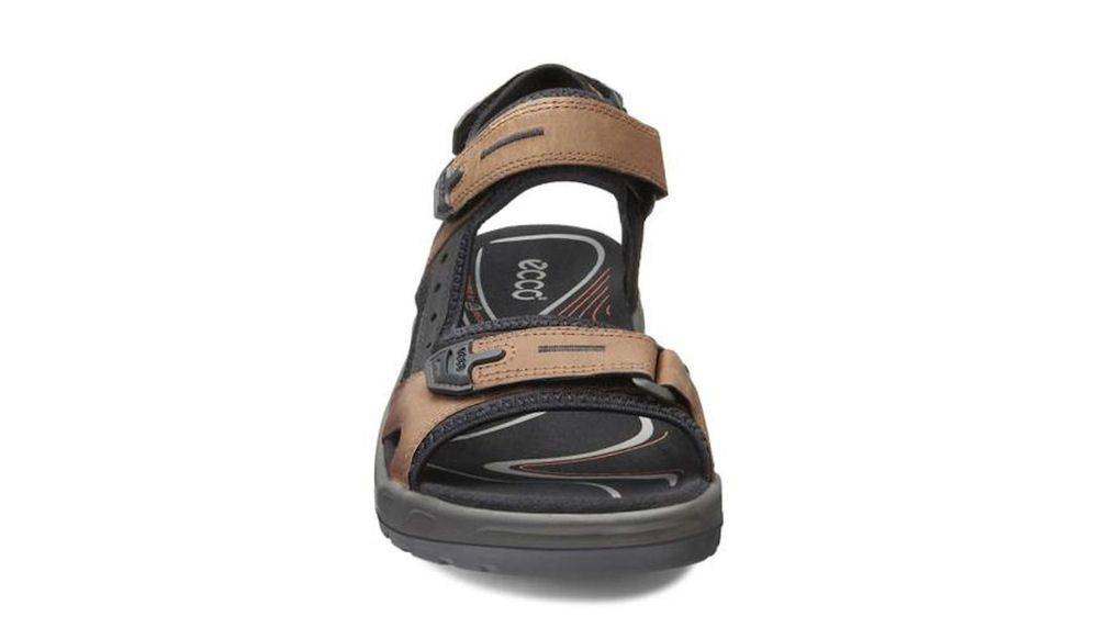 Ecco Men's Yucatan Black Sandal – Orleans Shoe Co.