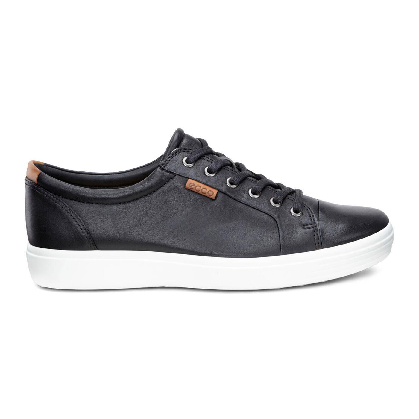 Ecco black outlet lace up shoes