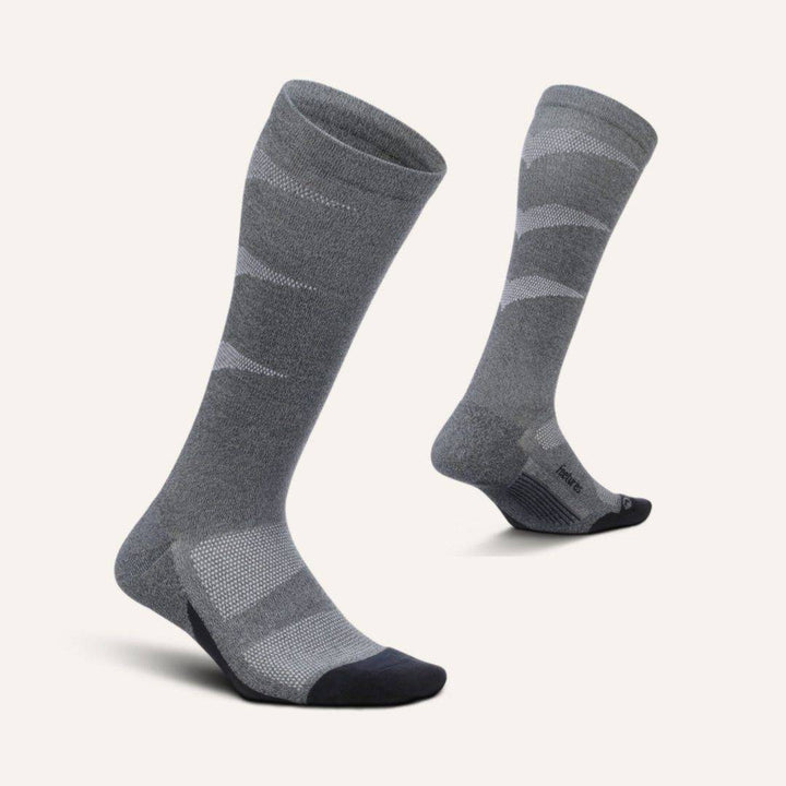 Graduated Compression Light Cushion Knee High Gray - Orleans Shoe Co.