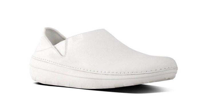 Women's Superloafer Urban White Leather - Orleans Shoe Co.