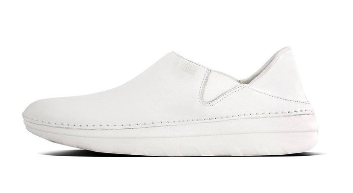 Women's Superloafer Urban White Leather - Orleans Shoe Co.