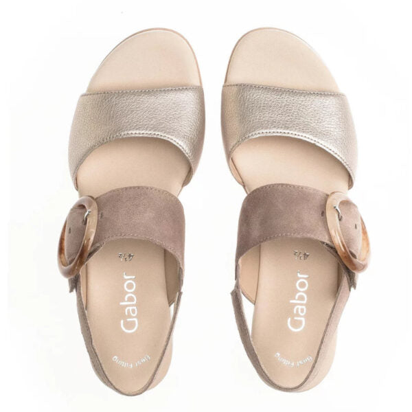 Gabor Women’s Sandal 24.645.62 Puder Rabbit - Orleans Shoe Co.