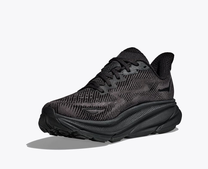 Hoka Men’s Clifton 9 Black Black - Orleans Shoe Co.
