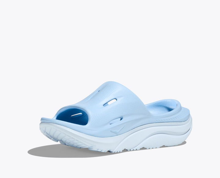 Hoka One One Unisex Ora Recovery Slide 3 Ice Water Airy Blue - Orleans Shoe Co.