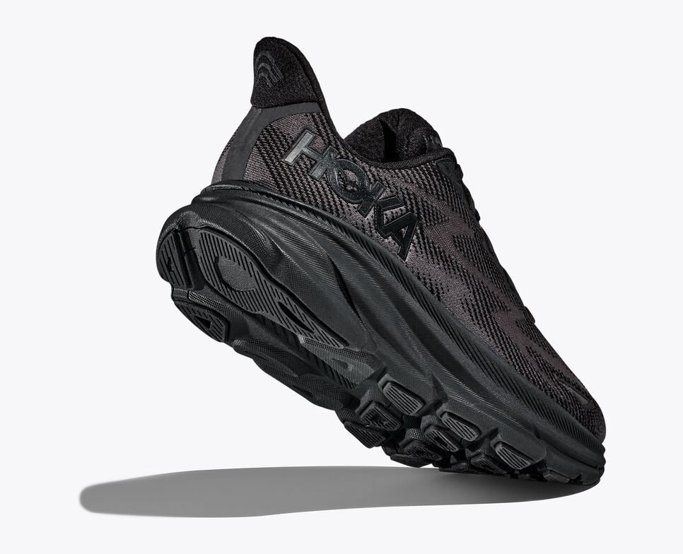 Hoka Men’s Clifton 9 Black Black - Orleans Shoe Co.