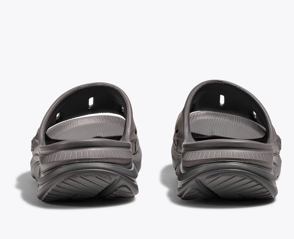 Hoka One One Unisex Ora Recovery Slide 3 Grey Grey - Orleans Shoe Co.