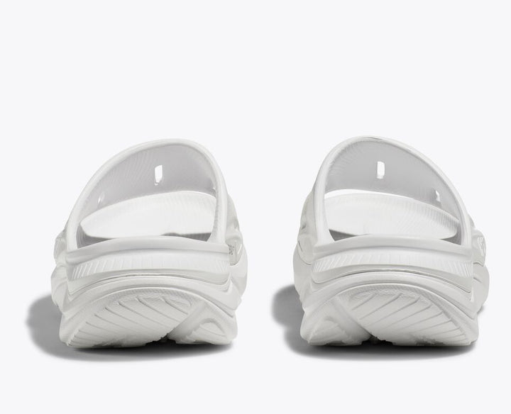 Hoka One One Unisex Ora Recovery Slide 3 White White - Orleans Shoe Co.
