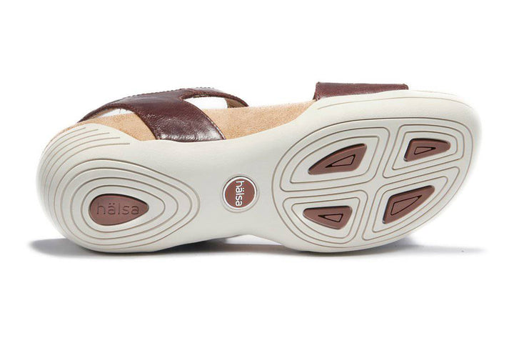 Women's Denia Brown Sandal - Orleans Shoe Co.
