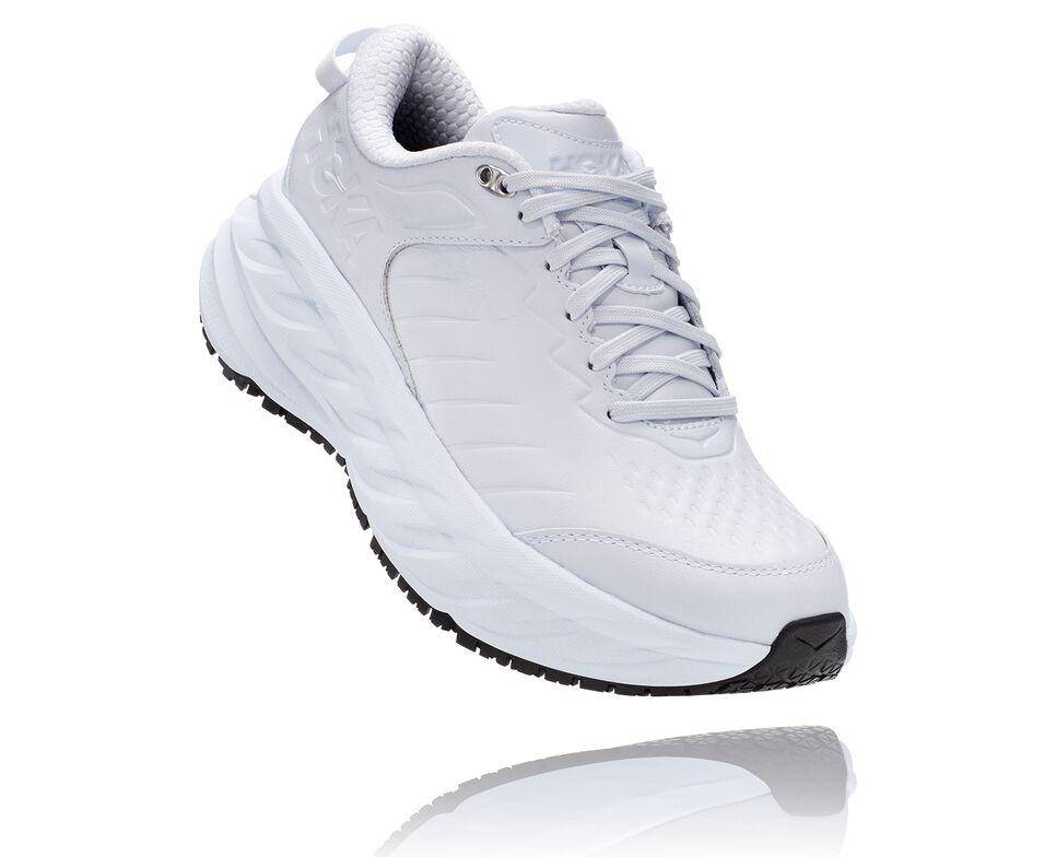 Men's White Bondi SR Non Slip Shoes - Orleans Shoe Co.