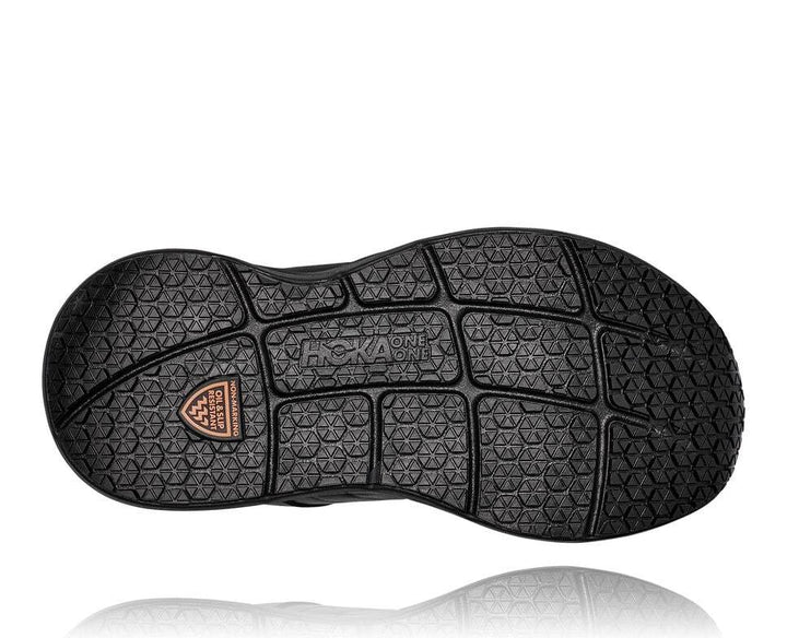 Women's Hoka Bondi black Slip Resistant - Orleans Shoe Co.