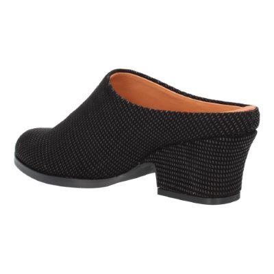 Women's L'Amour des Pieds Jiya Black Raindrop Leather - Orleans Shoe Co.