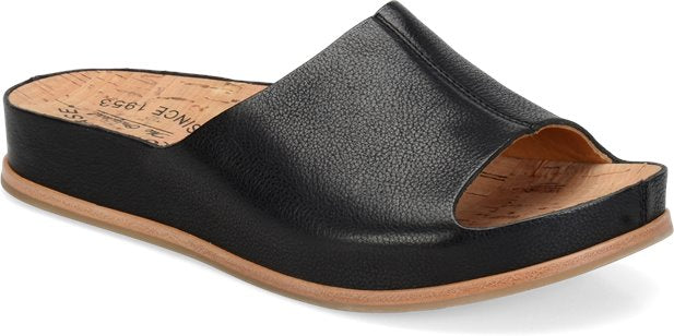 Womens Kork Ease Tutsi Black Slip-On - Orleans Shoe Co.